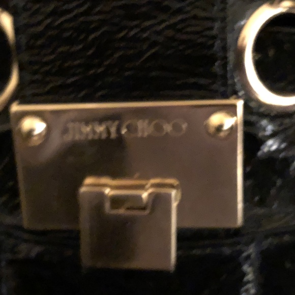 Authentic Jimmy Choo Black Patent Ramona Handbag - Picture 3 of 8